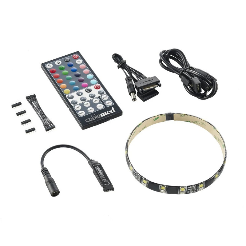 CableMod - Widebeam Hybrid RGB/UV LED - 30cm - إضاءة